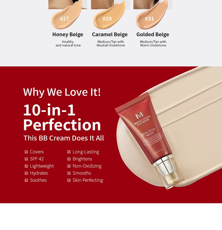 MISSHA M Perfect Cover BB Cream — product detail 3