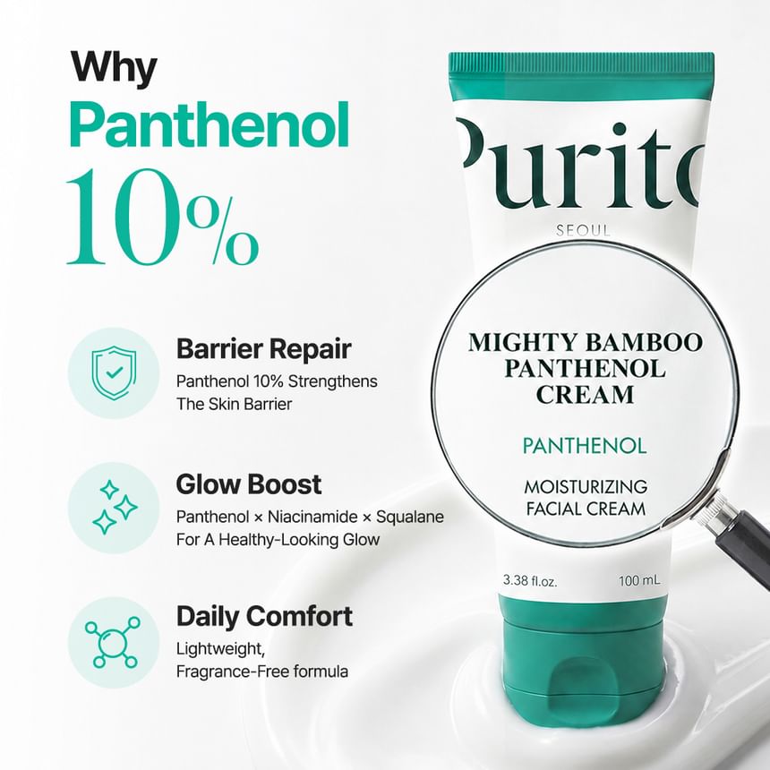 Purito Mighty Bamboo Panthenol Cream — product detail 1